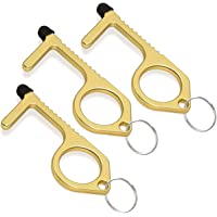 Abridor de Puerta Pack de 3 - Gancho Sin Contacto para Abrir Manijas - Pulsador- Lápiz Táctil y Llavero - Herramienta de…